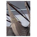 BROWN HANGING HAMMOCK CHAIR