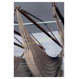 BROWN HANGING HAMMOCK CHAIR