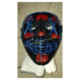 LIGHT UP CLOWN HALLOWEEN MASK