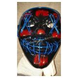 LIGHT UP CLOWN HALLOWEEN MASK