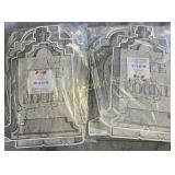 2PK OF TOMBSTONE DECOR