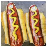 2CT KIDS SIZE XL HOTDOG COSTUMES