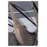 BROWN HANGING HAMMOCK CHAIR
