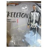 4CT MENS SIZE MEDIUM SKELETON COSTUMES