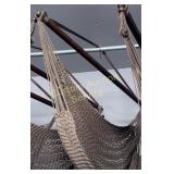 BROWN HANGING HAMMOCK CHAIR