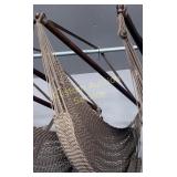 BROWN HANGING HAMMOCK CHAIR