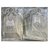 2PK OF TOMBSTONE DECOR