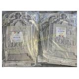 2PK OF TOMBSTONE DECOR