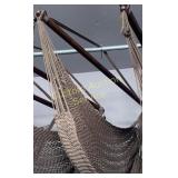 BROWN HANGING HAMMOCK CHAIR