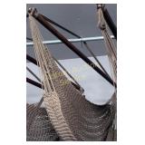 BROWN HANGING HAMMOCK CHAIR