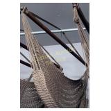 BROWN HANGING HAMMOCK CHAIR