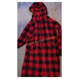 PLAID ONESIE WOMEN'S SIZE M