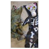 INFLATABLE DAY OF THE DEAD COSTUME ADULT AND