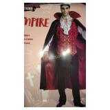 VAMPIRE COSTUME MENS SIZE L 7 PACK