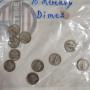 Ten Mercury Dimes