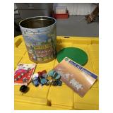 Vintage Lunchbox/ buttons