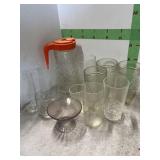 Pitcher/ Misc Glasses