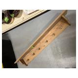 Coat Rack shelf- 6x6x46