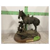 Wood Sculpture- "Looking Back"