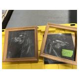 Pair of Horses Pictures- 11x11