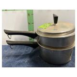 Metal cooking pans