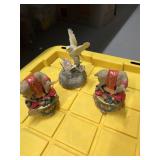 Xmas decor/ music boxes