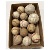 11 Baseballs   2 Softballs - used