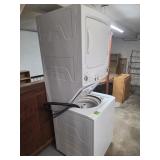 GE STACKABLE WASHER & DRYER   LIKE NEW