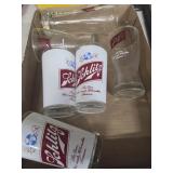 6 SCHLITZ BEER GLASSES