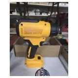 CORDLESS HOT AIR BLOWER  USED DEWALT 20 V BATTERY