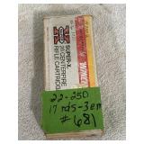 Winchester 22-250  (partial 17 rds)
