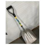 ALUMINUM SCOOP SHOVEL W/FIBERGLASS HANDLE