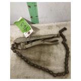 VISE GRIP CHAIN WRENCH