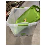 18 GALLON TOTE W/LID