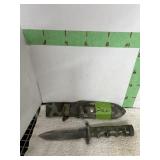 hunting knife  6" blade w/stone