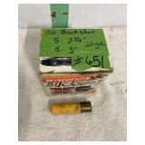 10  double 00 buck 20 ga