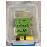 Misc 20 ga  3"   reloads