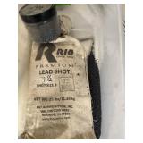 25 lb  7.5 lead shot (bag split open)