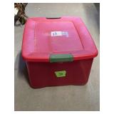 STERILITE 30 QT TOTE W/LID