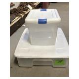 1-30 QT UNDERBED CONTAIER AND MISC TOTE