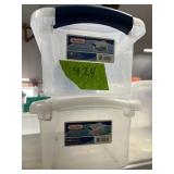 2-STERILITE 7 QT CONTAINERS