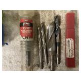 LARGE DRILL BITS  1 1/4" & 3/16", 25/32"