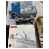 DELTA KITCHEN FAUCET & PLUMB WORKS KITCHEN FAUCET