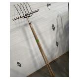 PITCH FORK & GARDEN RAKE