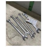 CRAFTSMAN OPEN END LONG THIN WRENCHES 3/8"-7/8"