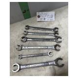 CRAFTSMAN FLARE NUT WRENCHES 3/8" -7/8"