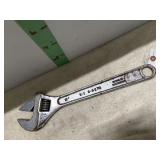K-T 15" ADJUSTABLE WRENCH
