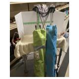 2 BAG CHAIRS & COFFEE TABLE