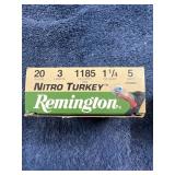 Remington 20 ga 3"  turkey loads  10 rds
