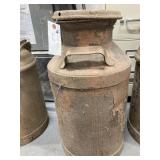 CREAM CAN  W/WRONG LID